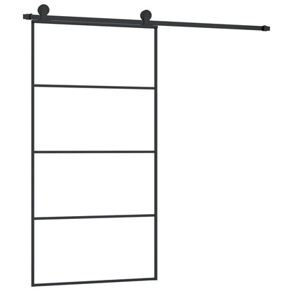 Schiebetür Mit Beschlag 102,5X205 Cm Esg-Glas & Aluminium