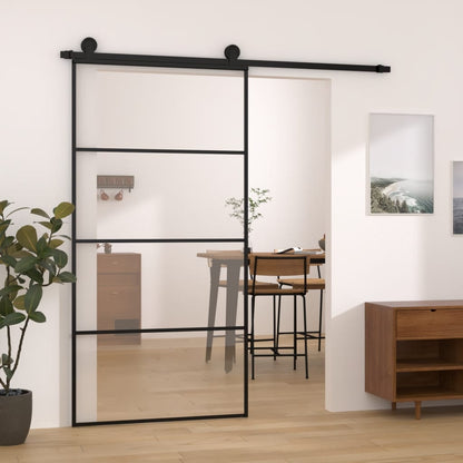Schiebetür Mit Beschlag 102,5X205 Cm Esg-Glas & Aluminium