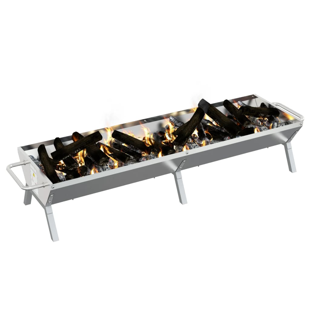 Grill Silbern Edelstahl