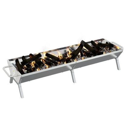 Grill Silbern Edelstahl
