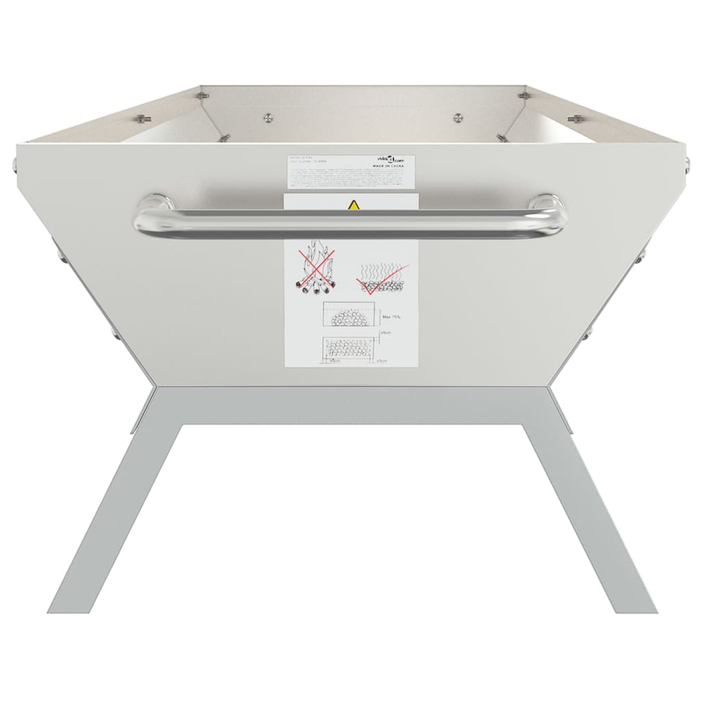 Grill Silbern Edelstahl