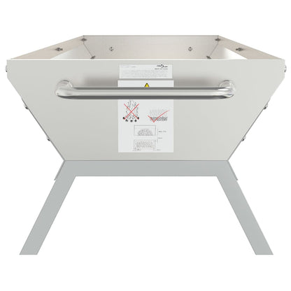 Grill Silbern Edelstahl
