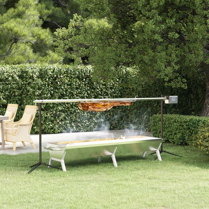 Grill Silbern Edelstahl