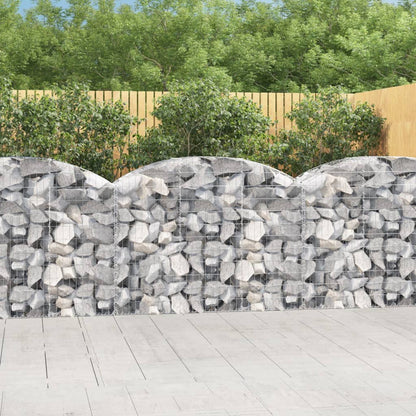 Gabione Mit Hochbogen Verzinktes Eisen
