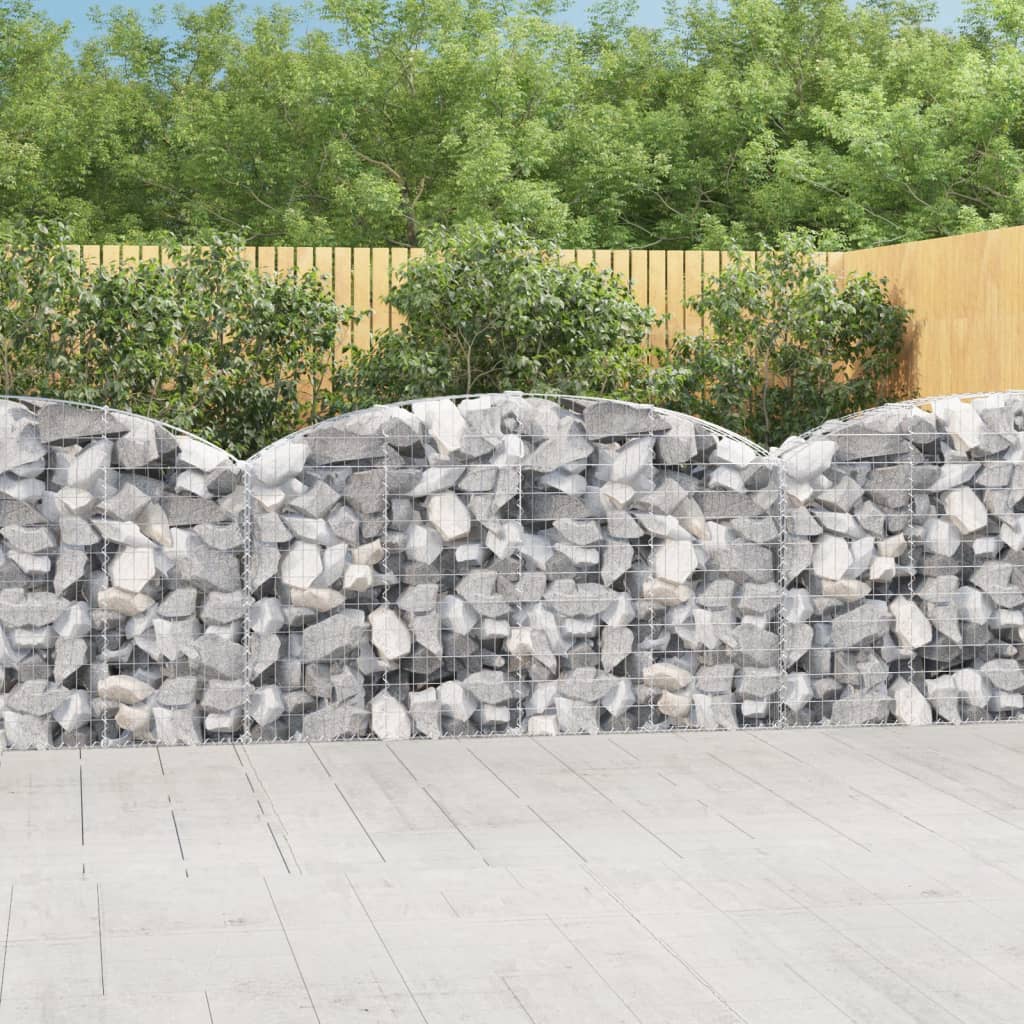 Gabione Mit Hochbogen Verzinktes Eisen