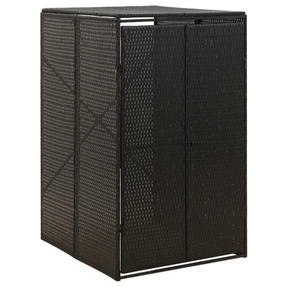 Mülltonnenbox Für 3 Tonnen 207X80X117 Cm Poly Rattan