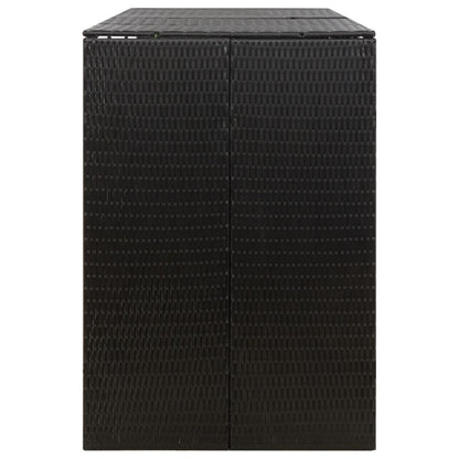 Mülltonnenbox Für 3 Tonnen 207X80X117 Cm Poly Rattan