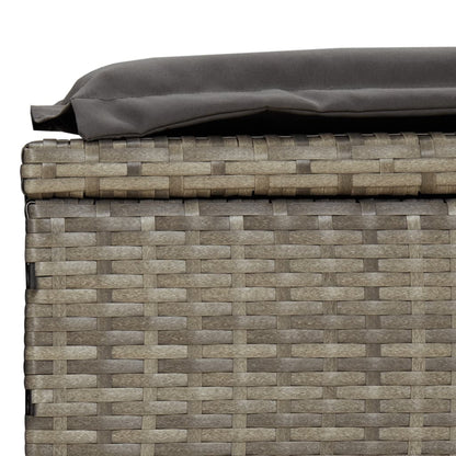Sonnenliege 1 Stk. Mit Auflage 201X55X62 Cm Poly Rattan