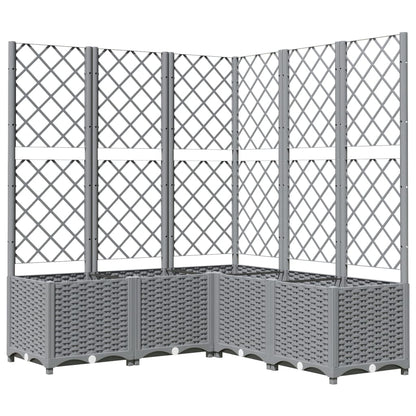 Pflanzkübel Mit Rankgitter 120X120X136 Cm Pp