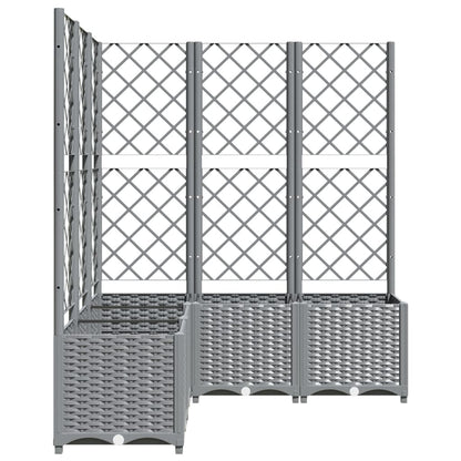 Pflanzkübel Mit Rankgitter 120X120X136 Cm Pp