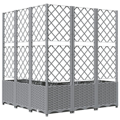 Pflanzkübel Mit Rankgitter 120X120X136 Cm Pp