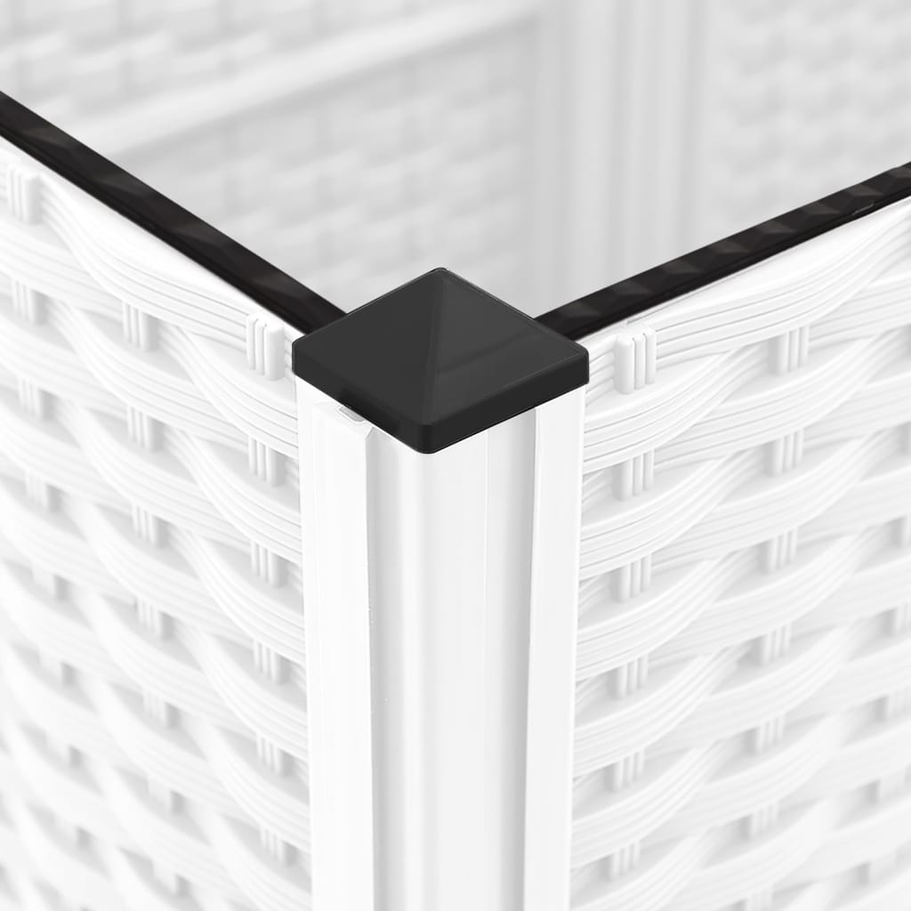 Pflanzkübel Mit Rankgitter 120X40X136 Cm Pp