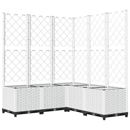 Pflanzkübel Mit Rankgitter 120X120X136 Cm Pp