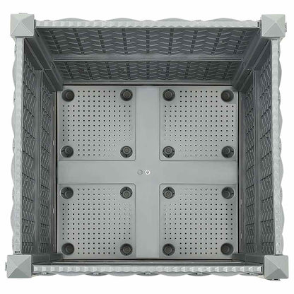 Hochbeet 40X40X38 Cm Polypropylen Hellgrau