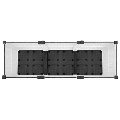 Hochbeet 120X40X38 Cm Polypropylen Weiß