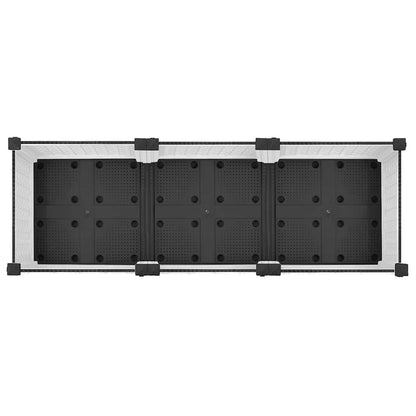 Hochbeet 120X40X71 Cm Polypropylen Weiß