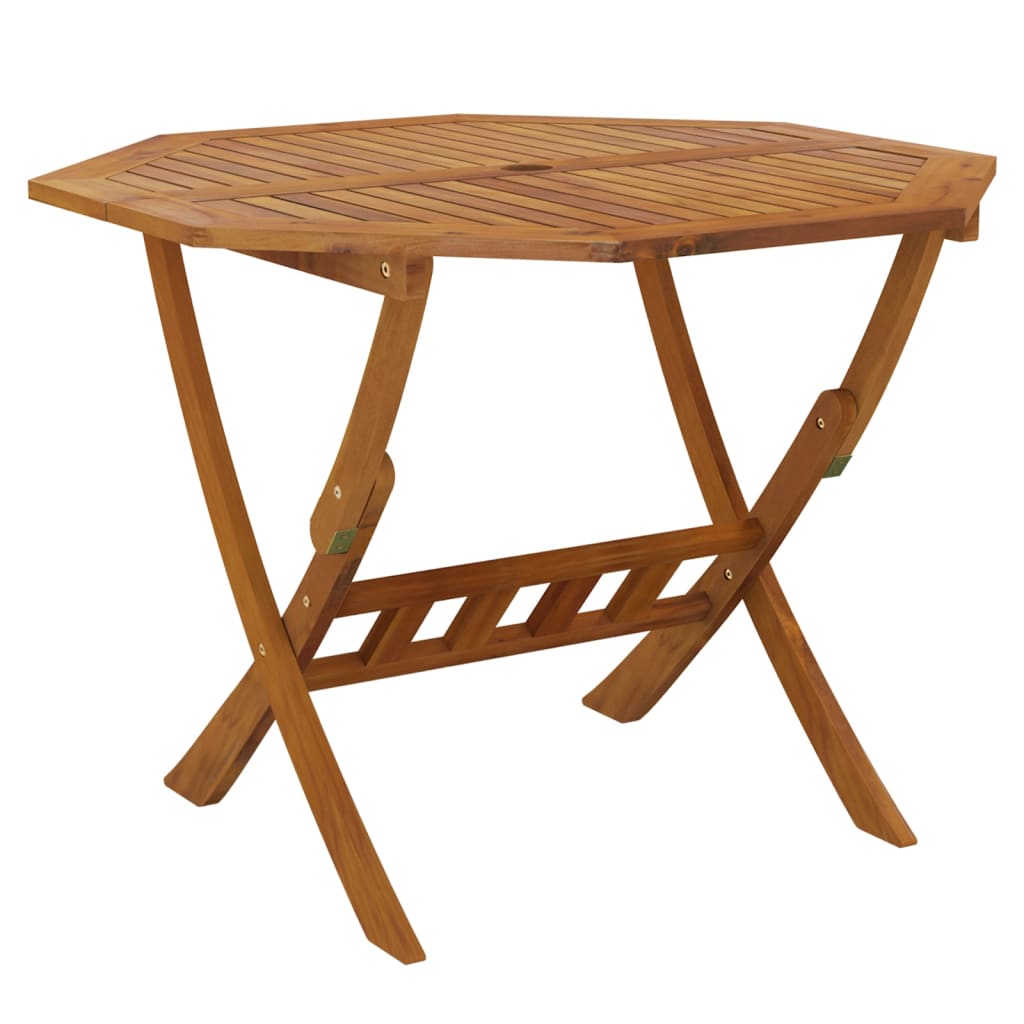 Klappbarer Gartentisch 90X75 Cm Massivholz Akazie