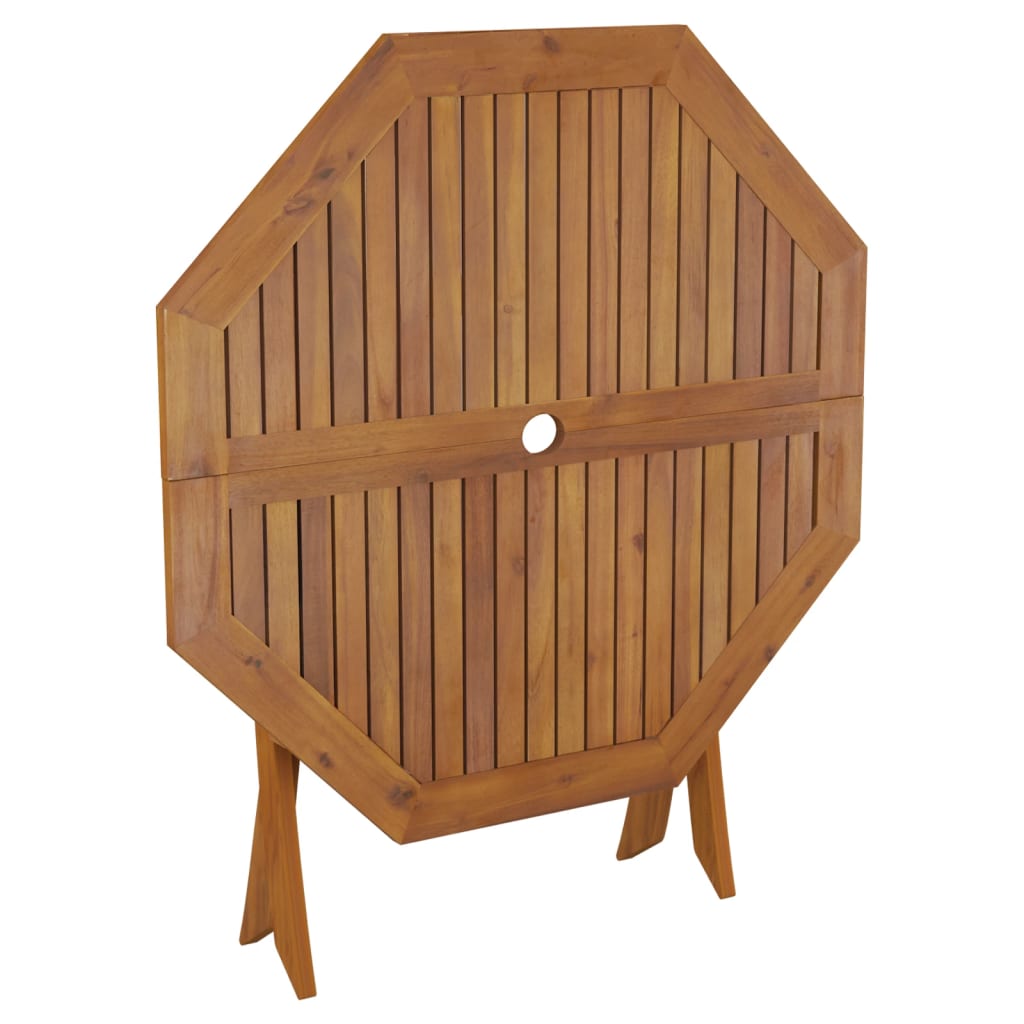 Klappbarer Gartentisch 90X75 Cm Massivholz Akazie