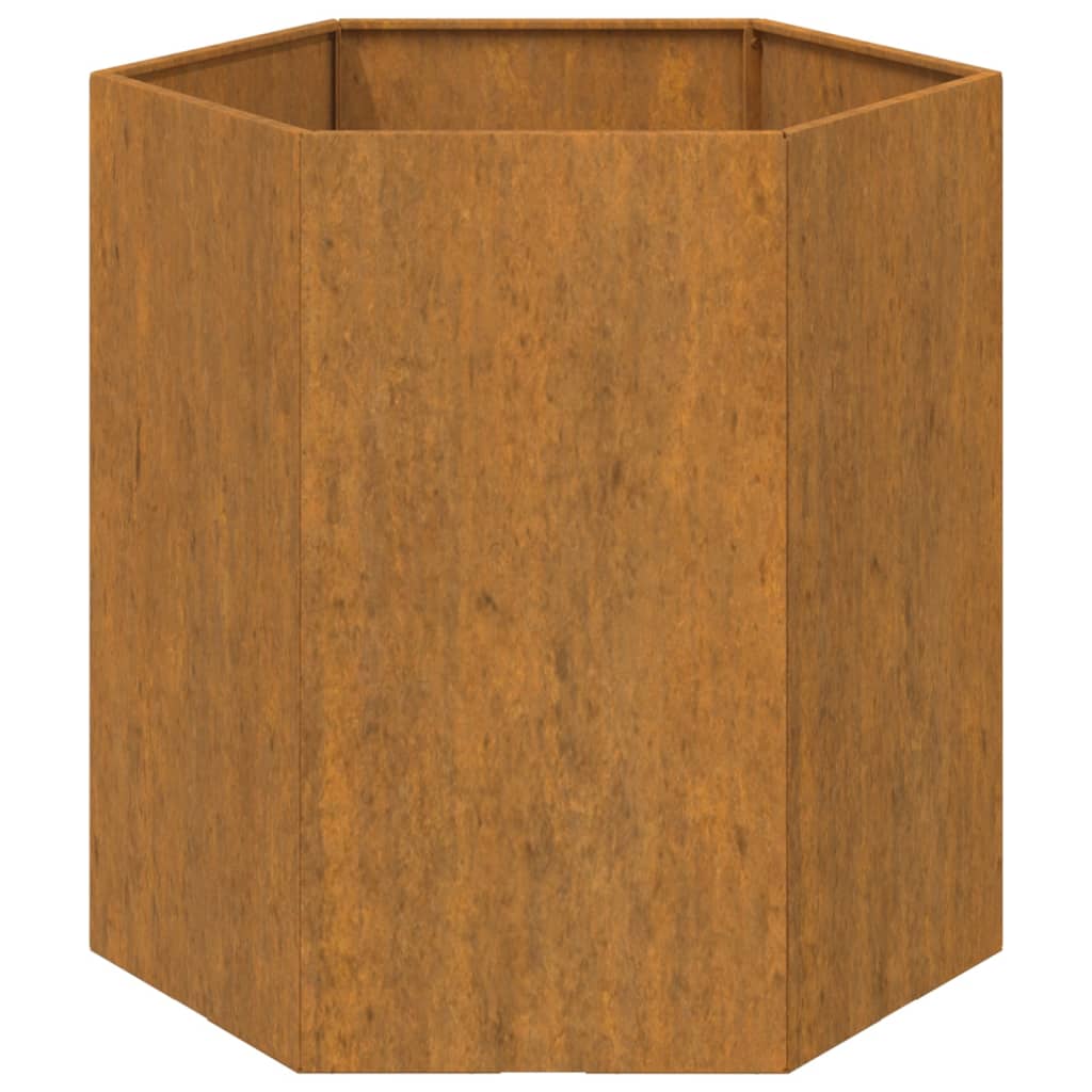 Pflanzkübel Rostig 40X40X45 Cm Cortenstahl