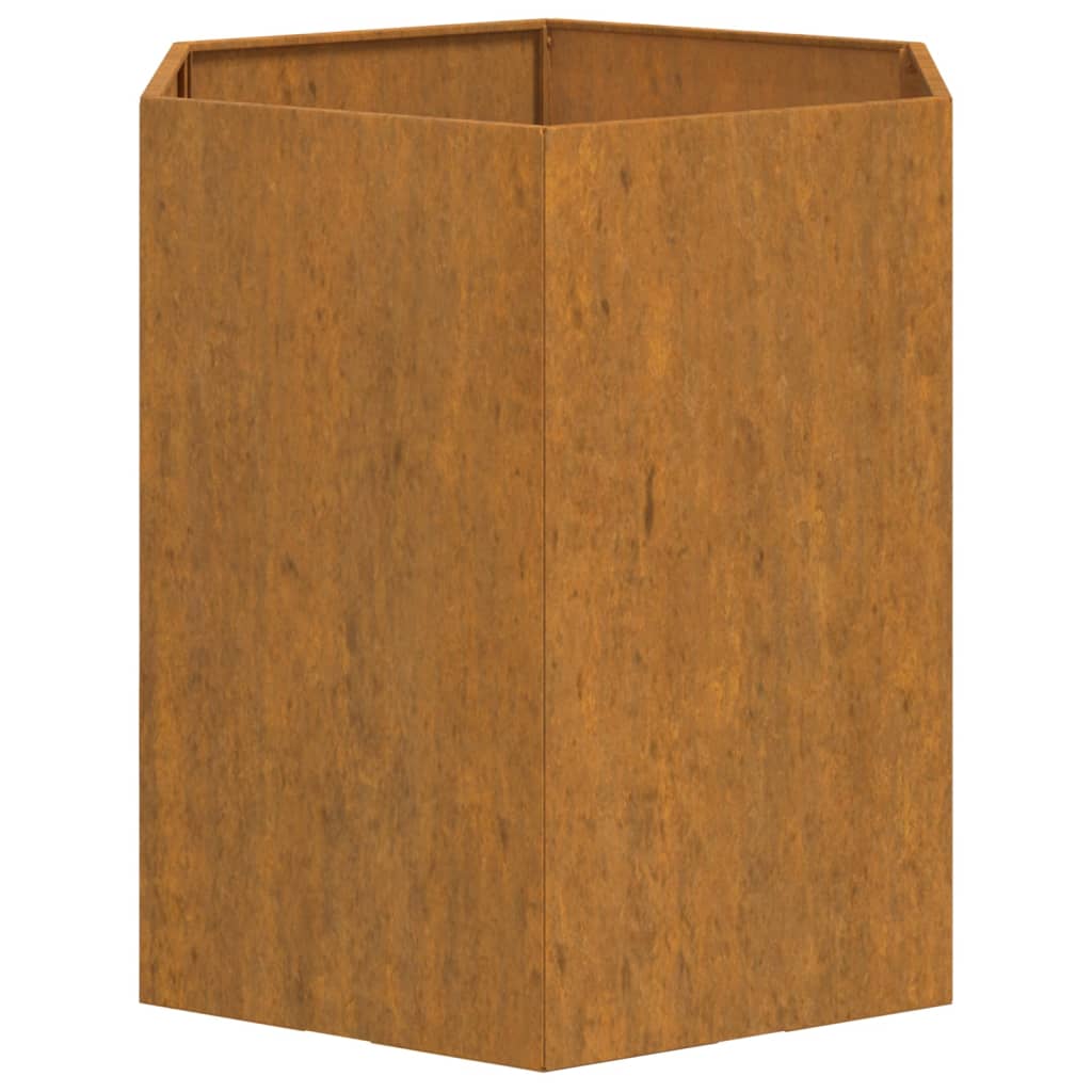Pflanzkübel Rostig 40X40X45 Cm Cortenstahl