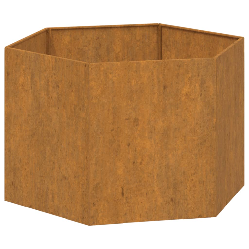 Pflanzkübel Rostig 60X60X45 Cm Cortenstahl