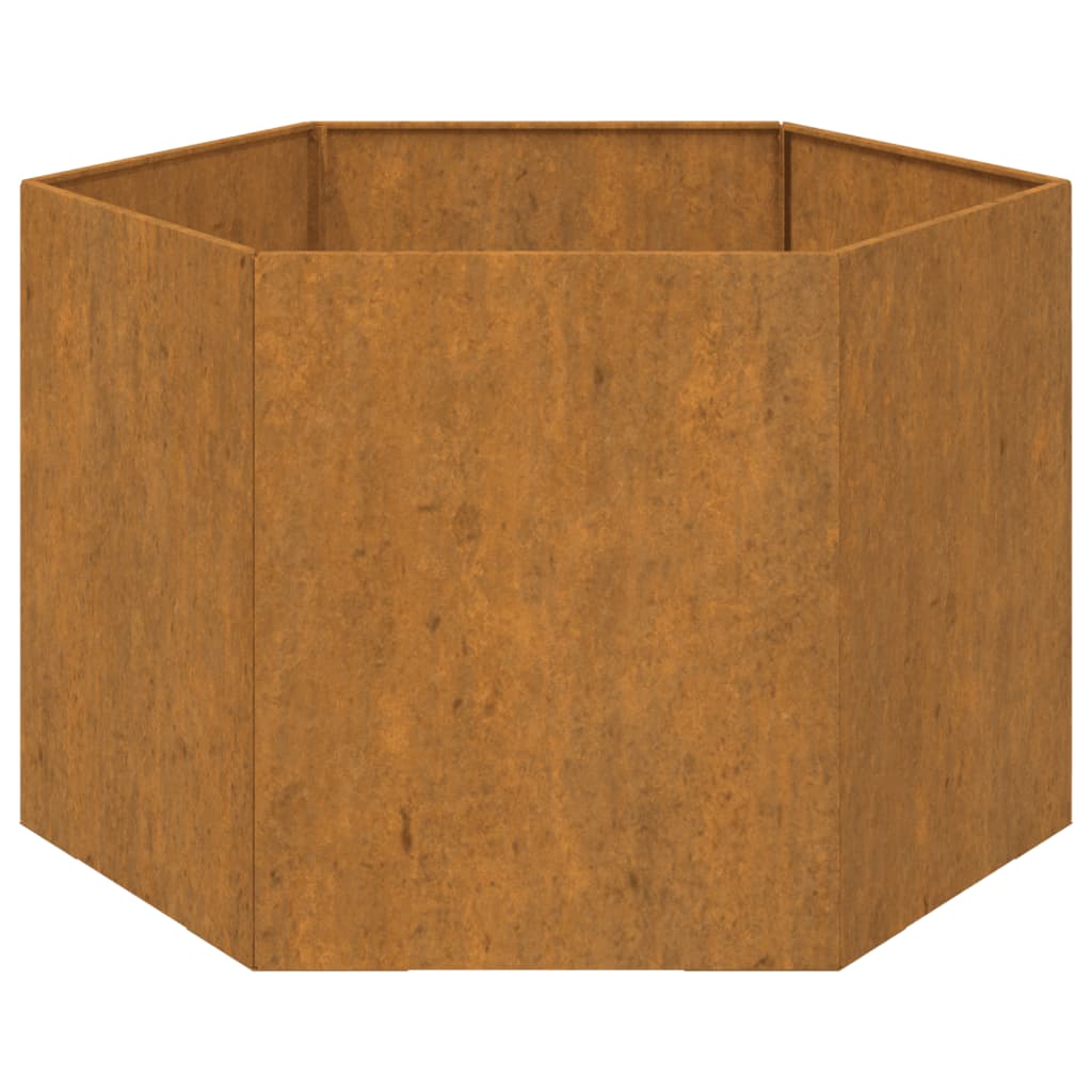 Pflanzkübel Rostig 60X60X45 Cm Cortenstahl
