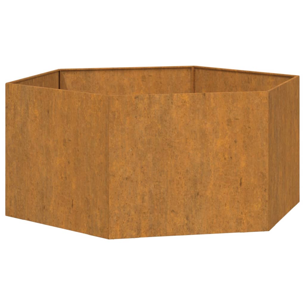Pflanzkübel Rostig 90X90X45 Cm Cortenstahl