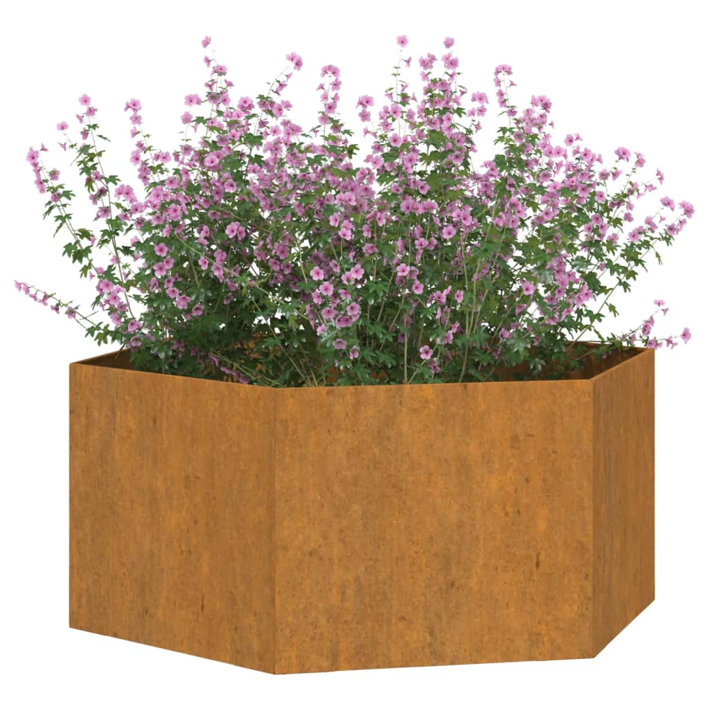 Pflanzkübel Rostig 90X90X45 Cm Cortenstahl