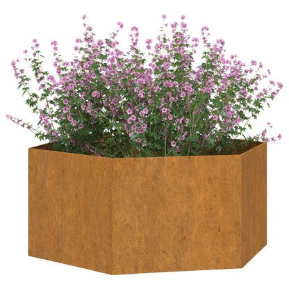 Pflanzkübel Rostig 90X90X45 Cm Cortenstahl