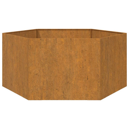 Pflanzkübel Rostig 90X90X45 Cm Cortenstahl