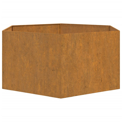 Pflanzkübel Rostig 90X90X45 Cm Cortenstahl