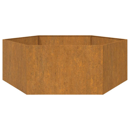 Pflanzkübel Rostig 138X120X45 Cm Cortenstahl