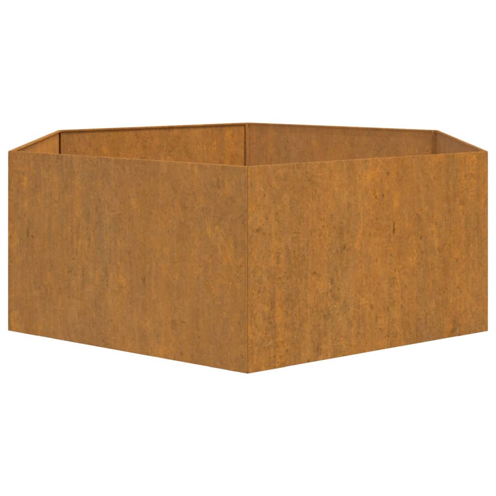 Pflanzkübel Rostig 138X120X45 Cm Cortenstahl