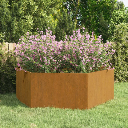 Pflanzkübel Rostig 138X120X45 Cm Cortenstahl