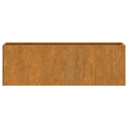 Wand-Pflanzkübel 2 Stk. Rostig Cortenstahl 53X10X17 Cm
