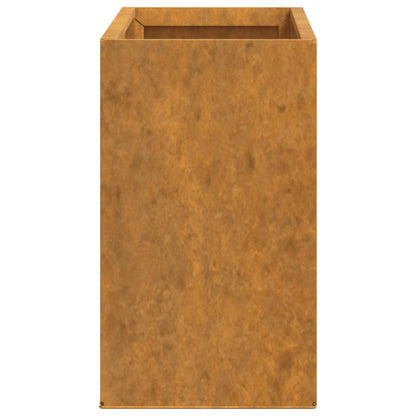 Wand-Pflanzkübel 2 Stk. Rostig Cortenstahl 53X10X17 Cm