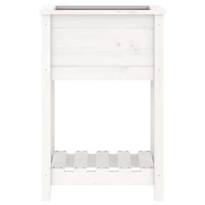 Pflanzkübel Mit Ablage 54X34,5X81 Cm Massivholz Kiefer