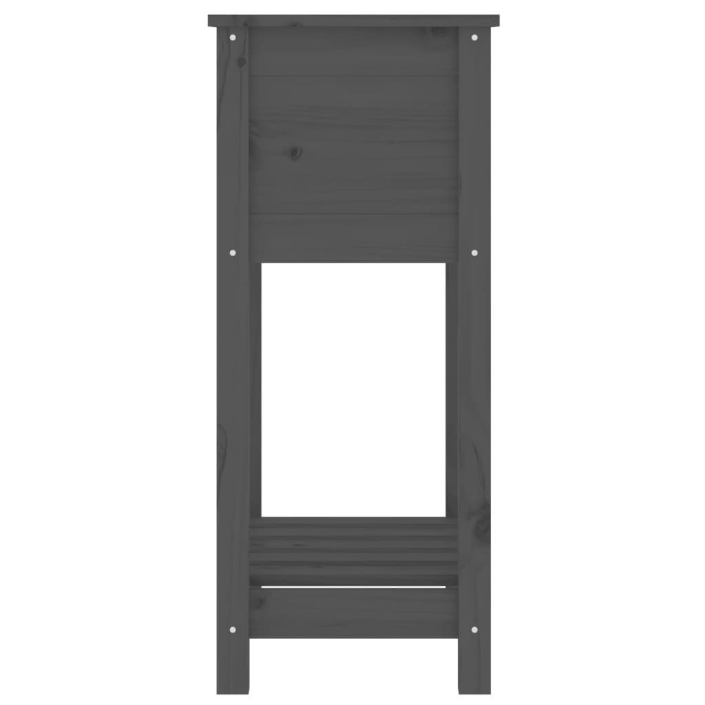 Pflanzkübel Mit Ablage 54X34,5X81 Cm Massivholz Kiefer