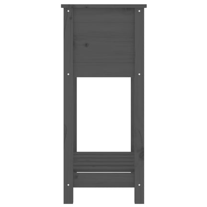 Pflanzkübel Mit Ablage 54X34,5X81 Cm Massivholz Kiefer
