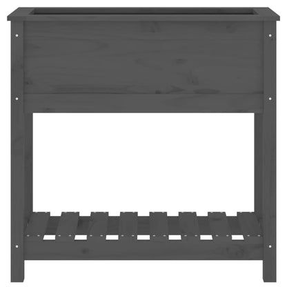 Pflanzkübel Mit Ablage 82,5X34,5X81 Cm Massivholz Kiefer