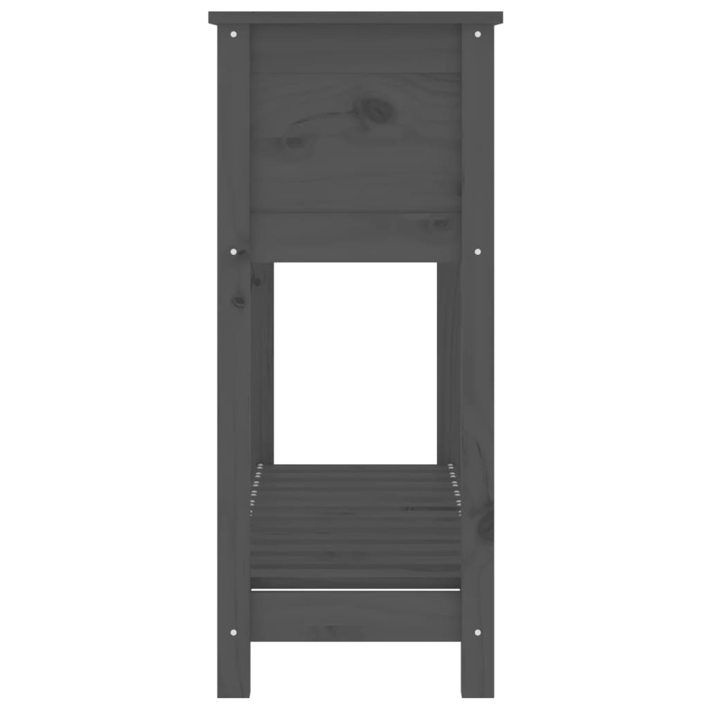 Pflanzkübel Mit Ablage 111,5X34,5X81 Cm Massivholz Kiefer