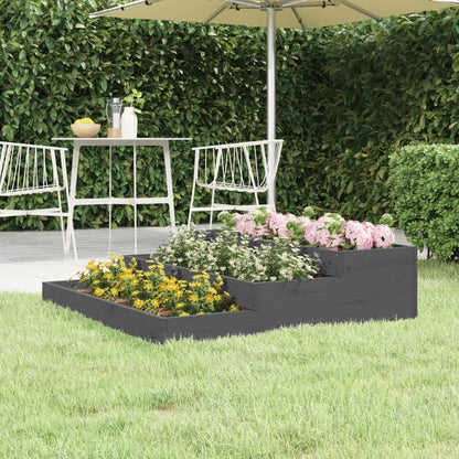 Pflanzkübel 107X107X27 Cm Massivholz Douglasie