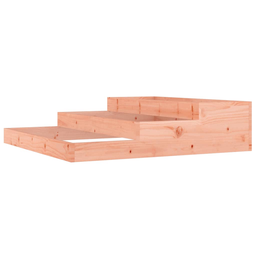 Pflanzkübel 107X107X27 Cm Massivholz Douglasie