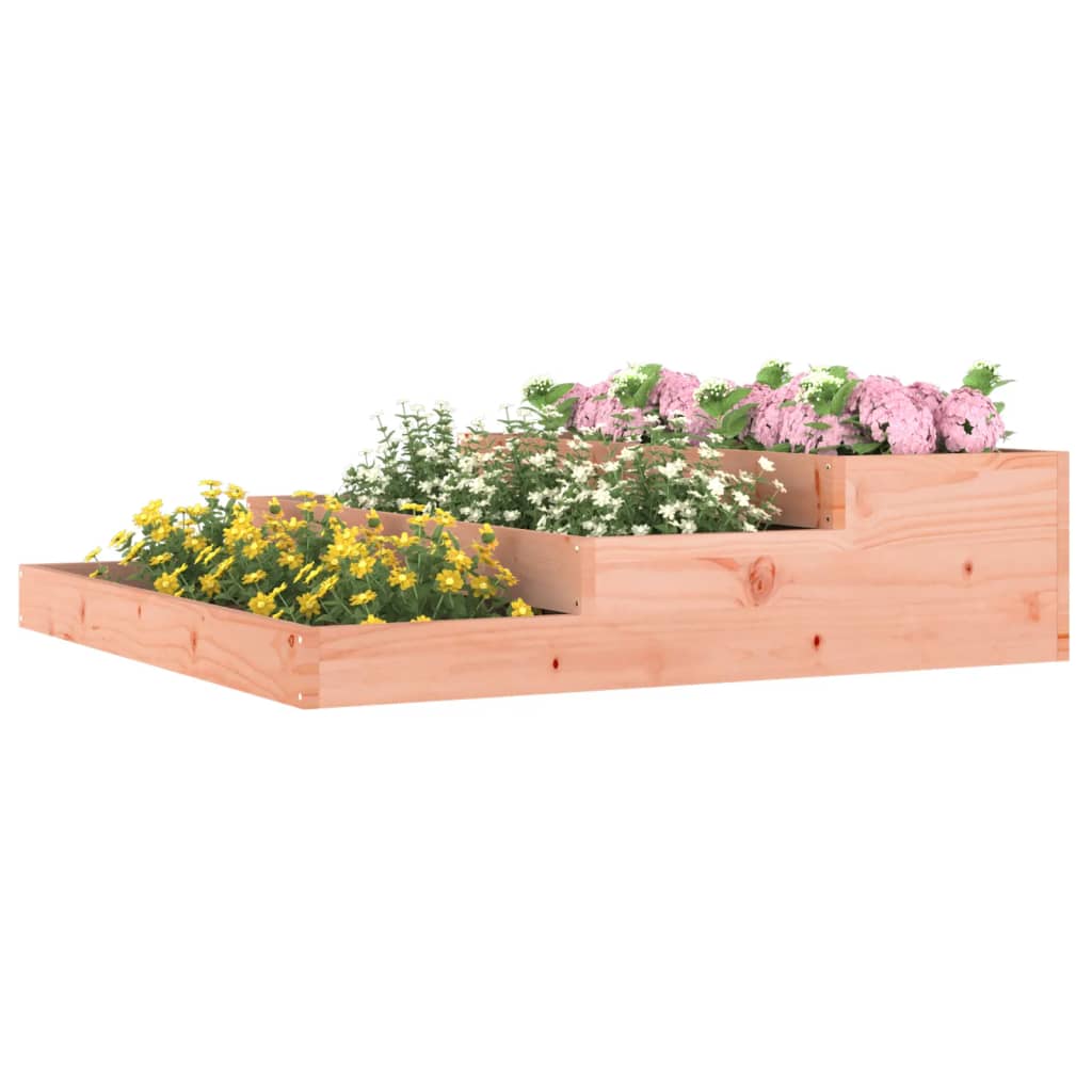 Pflanzkübel 107X107X27 Cm Massivholz Douglasie