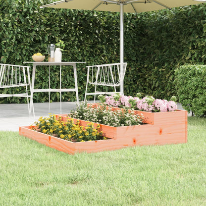 Pflanzkübel 107X107X27 Cm Massivholz Douglasie