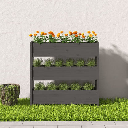 Pflanzkübel 112X25X104,5 Cm Massivholz Kiefer