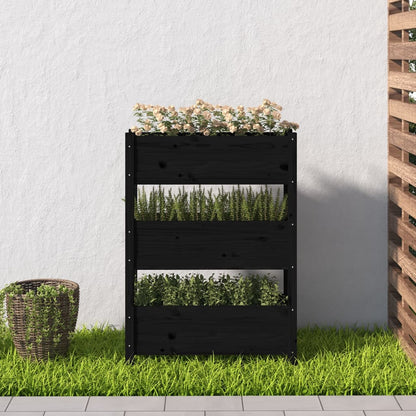 Pflanzkübel 77X25X104,5 Cm Massivholz Kiefer