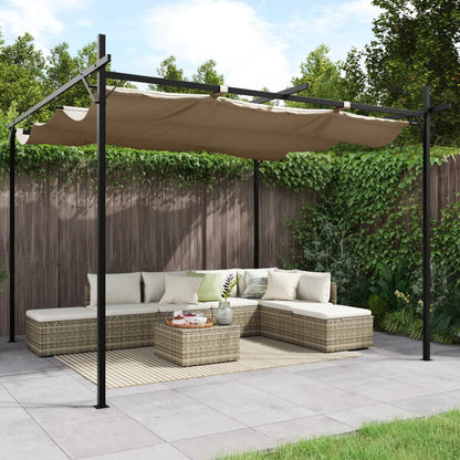Pergola Mit Schiebedach 395X292X230 Cm