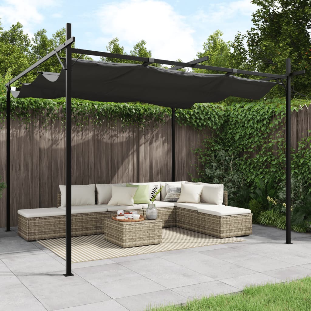 Pergola Mit Schiebedach 395X292X230 Cm