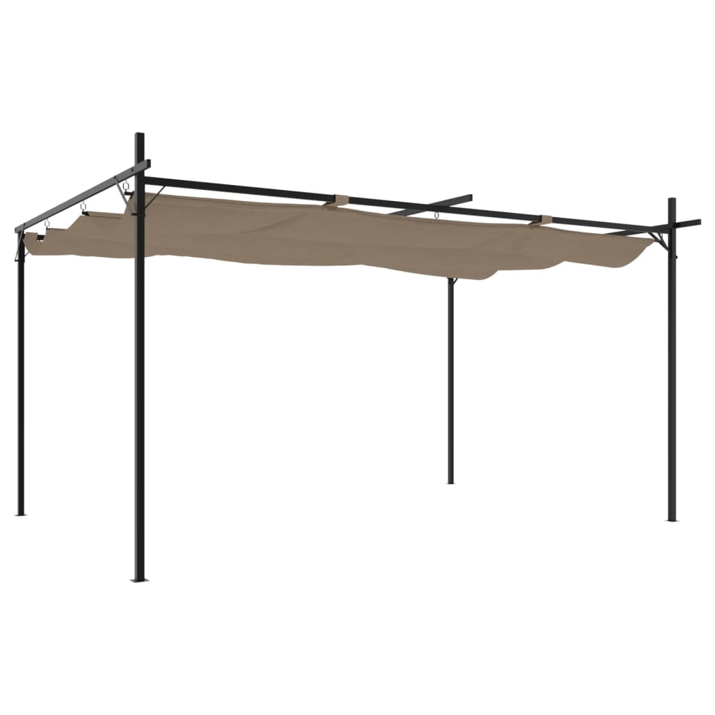 Pergola Mit Schiebedach 395X292X230 Cm